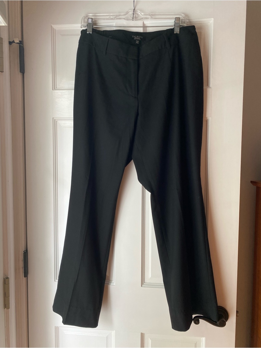 Talbots Petites Black Straight-Leg Dress Pants, women’s 14WP